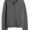 Cashmere cardigan gray