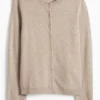 Cashmere cardigan beige