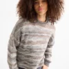 Jumper - textured light gray