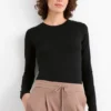 Multipack of 2 - long sleeve top - slim fit black