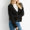 Cardigan - ribbed black