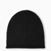 Hat with rhinestones black