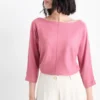Fine knit jumper dark rose