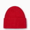 Hat - ribbed red