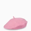 Woollen beret rose