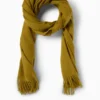 Scarf mustard yellow