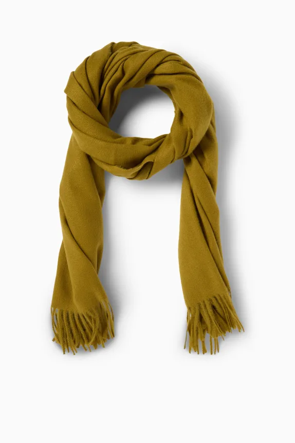 Scarf mustard yellow