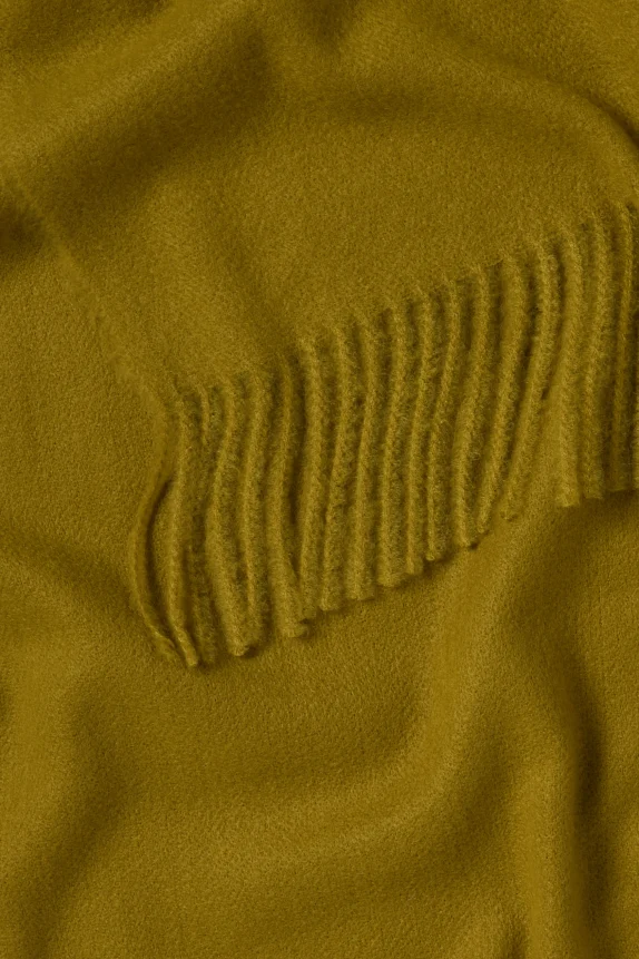 Scarf mustard yellow