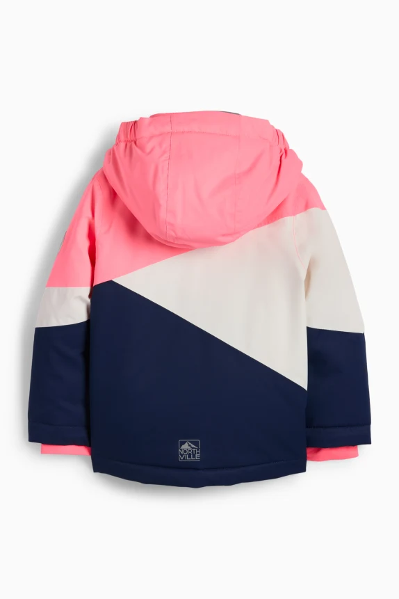 Ski jacket - waterproof neon pink