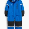 Ski suit with hood - waterproof blue