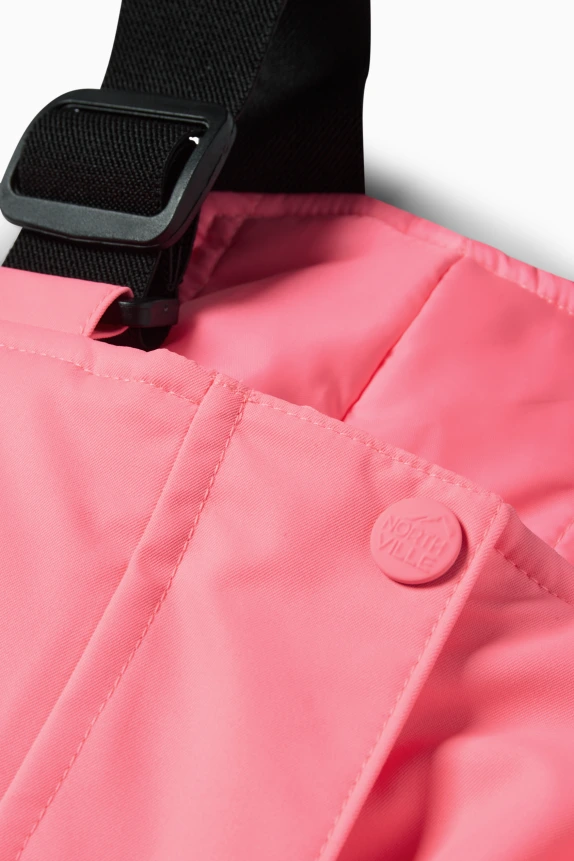 Ski pants - waterproof neon pink