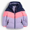 Ski jacket with hood - water-repellent dark blue