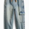 Cargo jeans blue denim