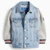 Football - denim jacket denim-light blue