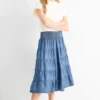 Denim skirt blue