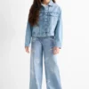 Cinnamoroll - wide leg jeggings denim-light blue