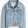 Heart - denim jacket denim-light blue
