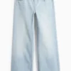 Wide leg jeans denim-light blue