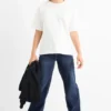 Wide leg jeans denim-dark blue