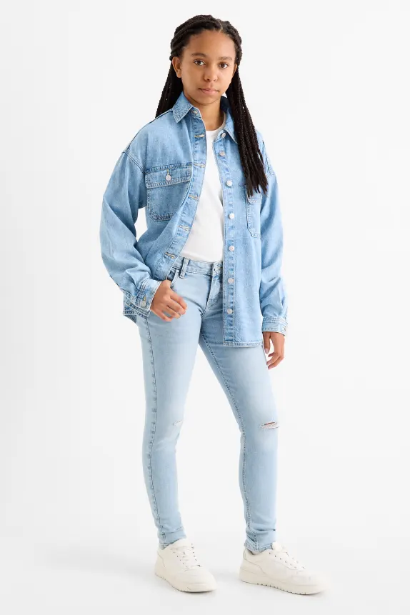 Skinny jeans - LYCRAÂ® denim-light blue