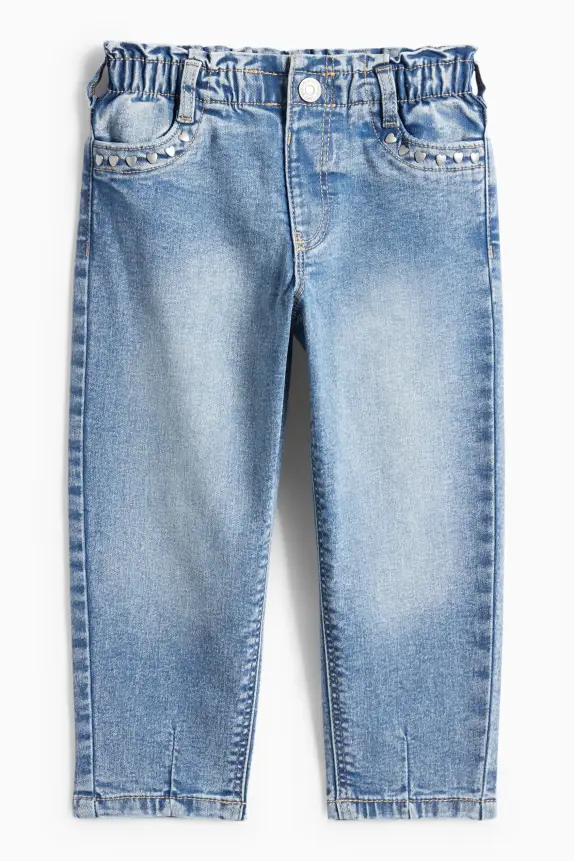 Heart - relaxed jeans blue denim