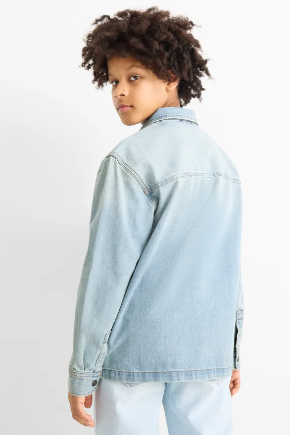 Denim shirt denim-light blue