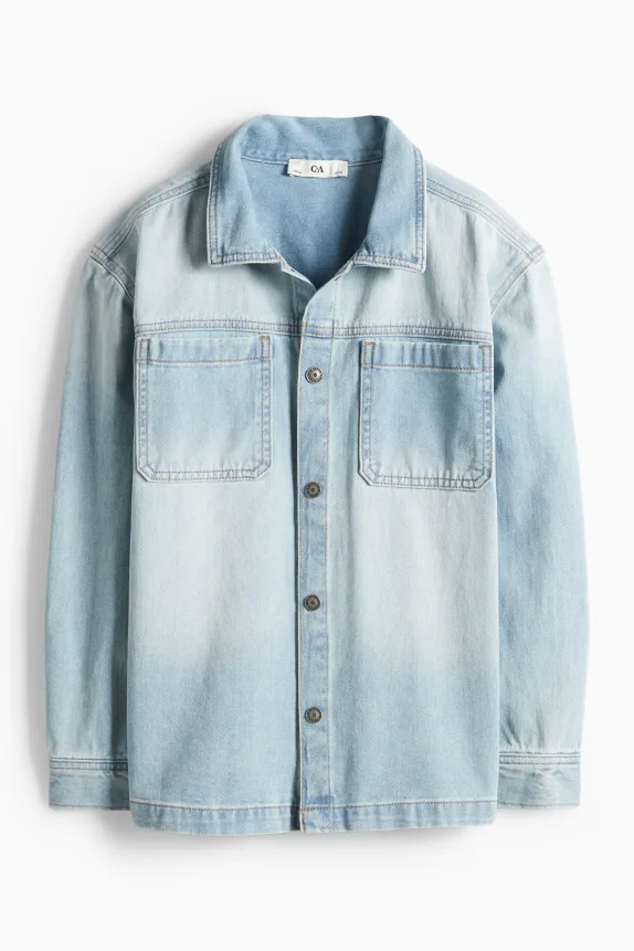 Denim shirt denim-light blue