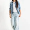 Wide leg jeans denim-light blue