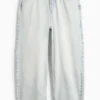 Barrel jeans denim-light blue