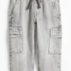 Cargo jeans denim-light gray