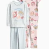 Multipack of 2 - breakfast - pyjamas - 4 piece rose