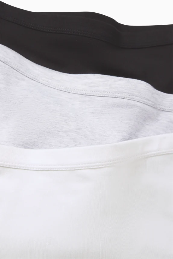 Multipack of 3 - shorts black / white