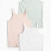 Multipack of 3 - floral - vest mint green