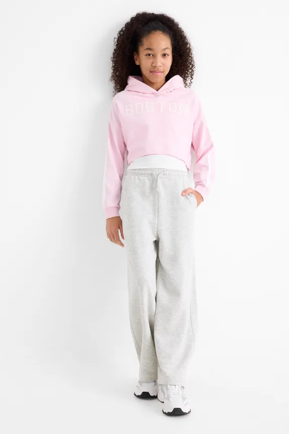 Joggers light gray-melange