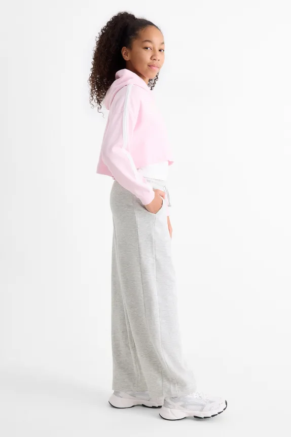 Joggers light gray-melange