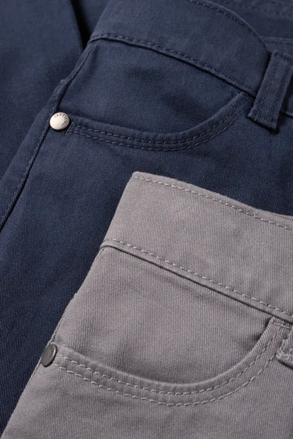 Multipack of 2 - trousers dark gray