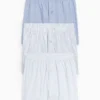 Multipack of 3 - boxer shorts white / light blue
