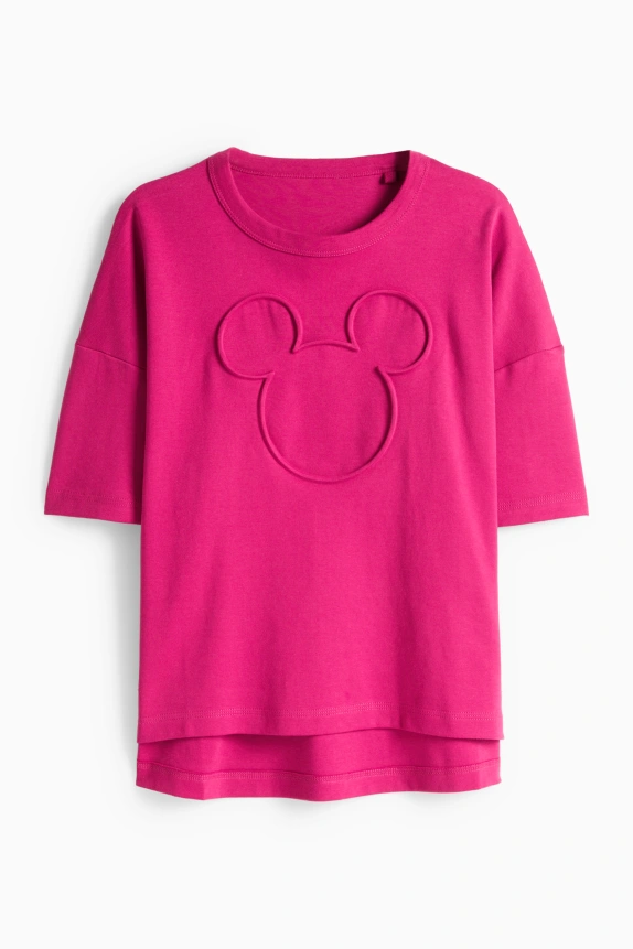 T-shirt - oversized - Mickey Mouse pink