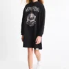 Wednesday - sweatshirt dress - shiny black