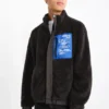 Ford Mustang - teddy fur jacket black