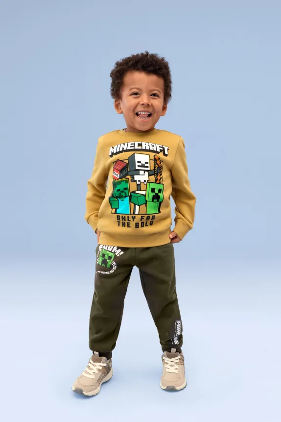 Minecraft - sweatshirt mustard yellow