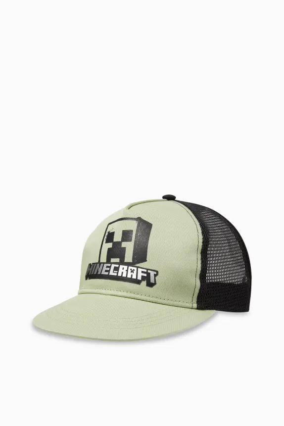 Minecraft - baseball cap - reflective light green