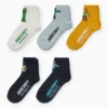 Multipack of 5 - Minecraft - socks with motif dark blue