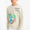 Multipack of 2 - Minecraft - hoodie and sweatshirt khaki