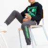 Minecraft - set - hoodie and joggers - 2 piece black