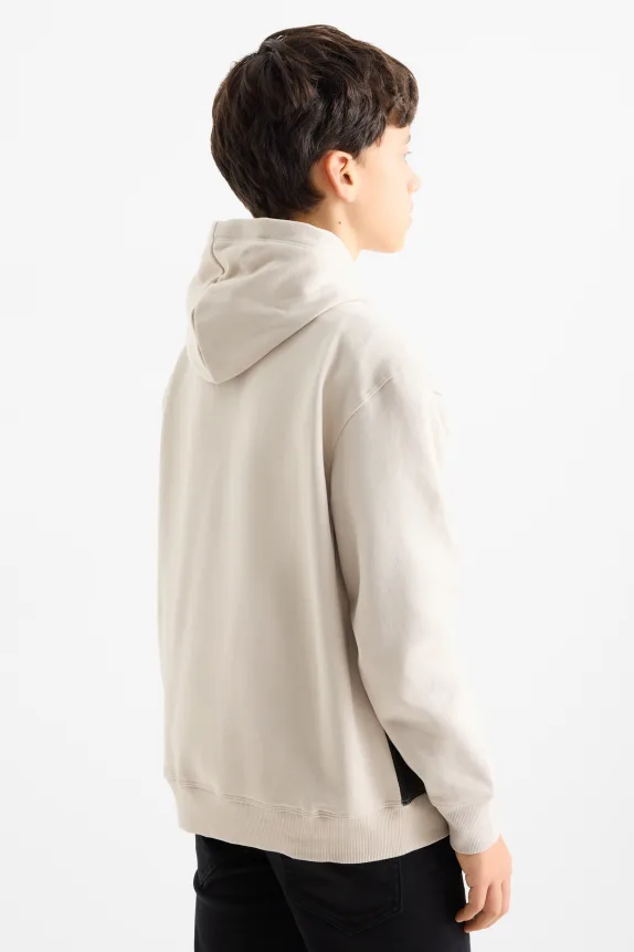 Minecraft - hoodie light beige