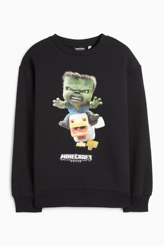 Minecraft - sweatshirt black