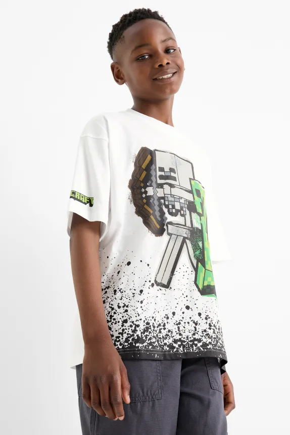 Minecraft - short sleeve T-shirt white