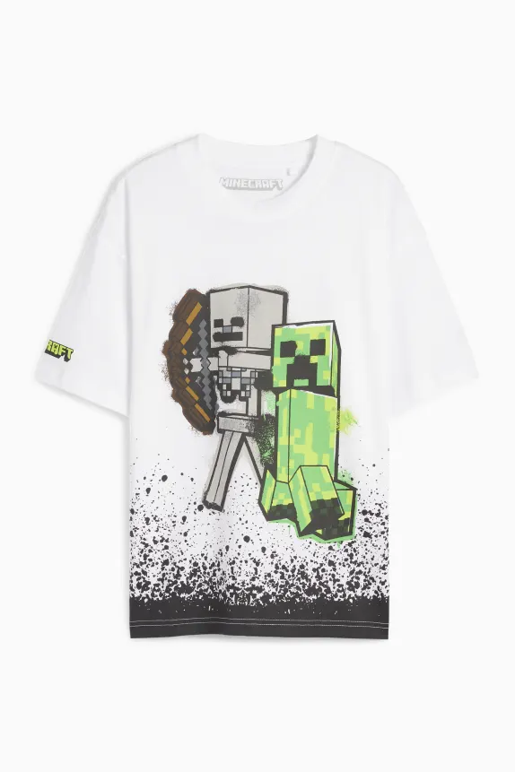 Minecraft - short sleeve T-shirt white