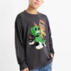 Minecraft - long sleeve top dark gray